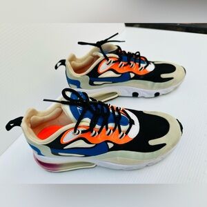 Nike Air Max 270 React Multicolor Running Shoes CI3899 200 Womens Size 7.5